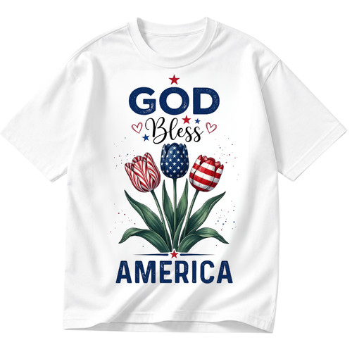 Camicia god bless - god, america