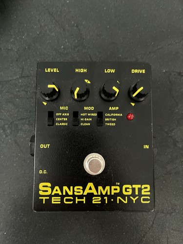 Tech21 sansamp gt2 amp modeler - sansamp,
