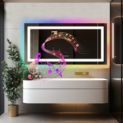 Specchio bagno illuminato