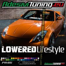 Adesivo Lowered Lifestyle (Parabrezza Anteriore / Lunotto Posteriore)