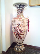 Maestoso enorme vaso giapponese Satsuma, 120cm, antico 1890 epoca Meiji