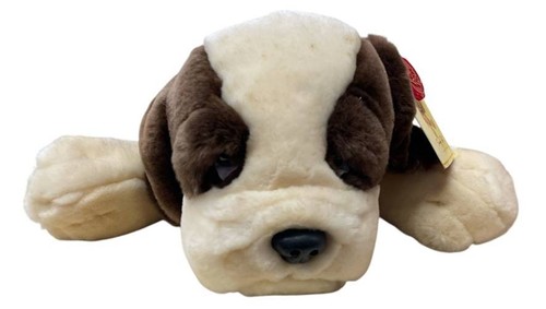 Peluche cucciolo cane steso - cucciolo,