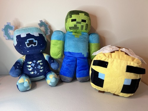 Mojang minecraft plush lot - minecraft,