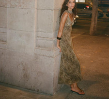 Abito leopardato Zara stampa