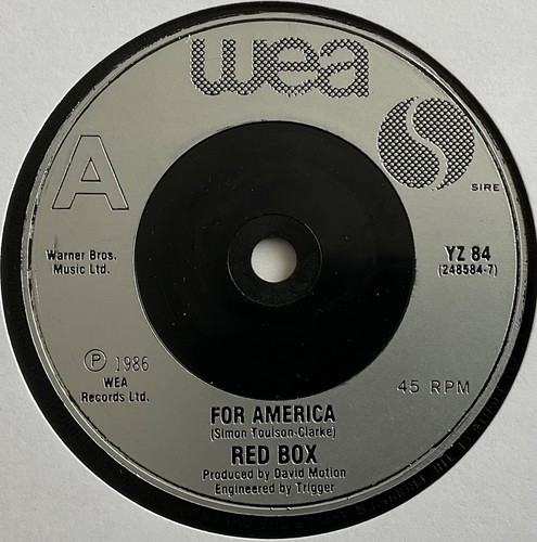 Red box for america - box, 7”