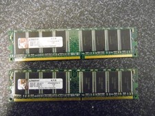 2 RAM DDR1 1 GB 184 poli PC 3200 400 MHZ KINGSTON KVR400X64C3A/1G