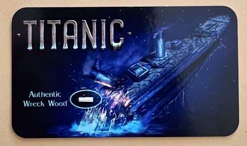 Titanic artefatto in legno - artefatto,