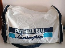 Rarissima Borsa Borsello Potenza Blu Lamborghini Trattori Vintage Pubblicitario