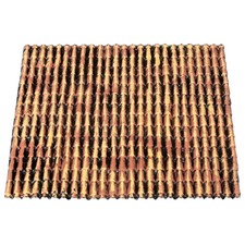 Pannello in plastica tetto rosso sfumato con tegole piccole32x24cm