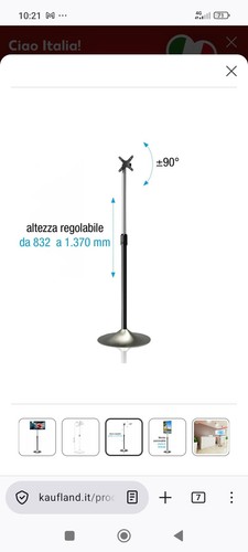 Techly supporto pavimento - techly, a