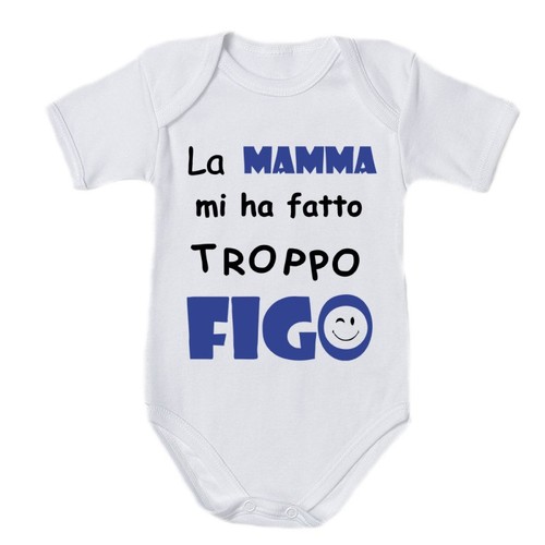 Body bimbo con stampa troppo - body,