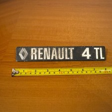 Renault 4 TL Metal Badge Logo