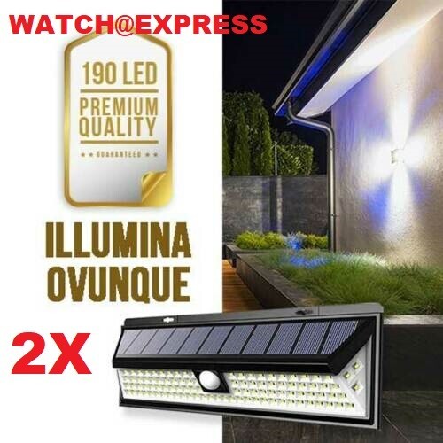 2pz faretto led esterno - led, con