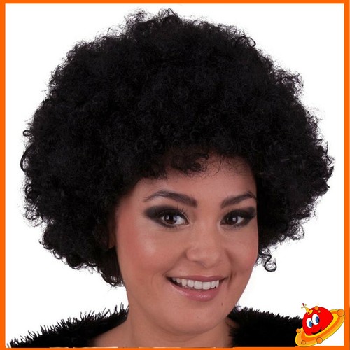 Parrucca afro nera - parrucca,