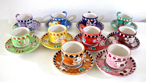 Tazza piattino espresso in - e,