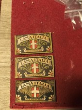 Antica lametta da barba ITALIA Tipo Esportazione Vintage 