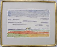 Giuseppe MONTANARI (Osimo 1889-Varese 1976) ASINO Tecnica Mista su carta cm26x39