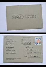 Cartolina invito MARIO NIGRO