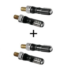 Frecce moto led nano (4 PEZZI) UNIVERSALI 12V OMOLOGATE - Luce arancione - lampa