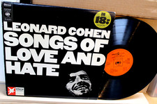 LEONARD COHEN: SONGS OF LOVE AND HATE EUROPE (STERN) 1st PRESS 1971  CBS S 64090
