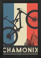 Poster Chamonix Downhill Bike
