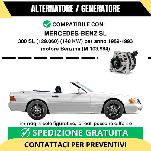 Alternatore mercedes benz - mercedes-benz, sl