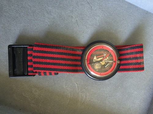 Swatch pop red zebra - pop,