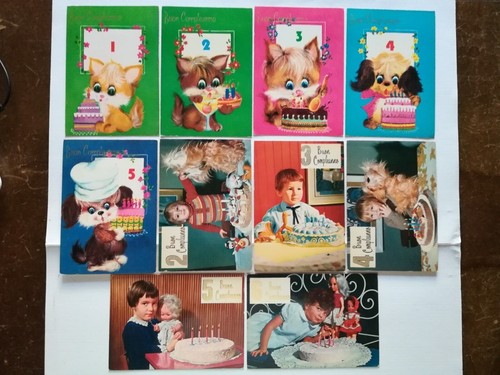 Bambini lotto cartoline a - 10,