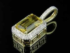 Ciondolo aureola uomo giallo