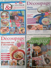 4 RIVISTE  "DECOUPAGE" N: 1 -
