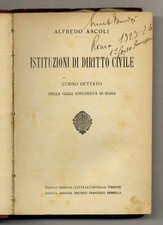 Istituzioni diritto civile - istituzioni,