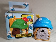 Casa Puffi blu - 40013 - Schleich-Peyo - West Germany BOX (1978)