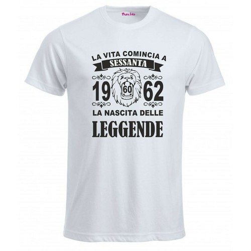 Shirt uomo donna - scritta, 60