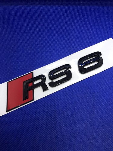 Rs6 noir brillant - rs6, badge