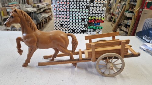 Cavallo con calesse - calesse, plastica