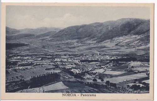P04407 cartolina norcia - cartolina,