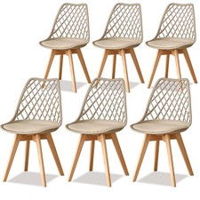 6x Sedie imbottite da pranzo