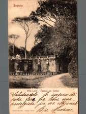 Viterbo Villa Lante fontana dei delfini F. piccolo  spedita