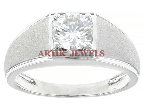 Moissanite con 14k - 1.50, ct.