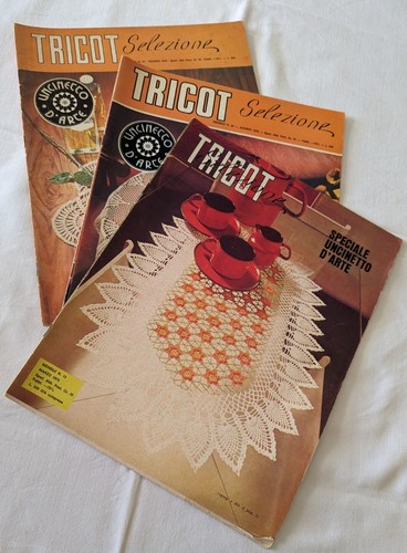 Vecchi giornali tricot - giornali,