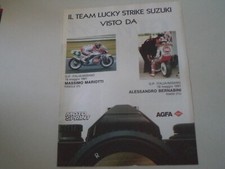 advertising Pubblicità 1991 TEAM LUCKY STRIKE SUZUKI e KEVIN SCHWANTZ