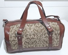 Vintage, Borsone Bauletto Da Viaggio, Anni 80. Arazzo Damascato. Rara.