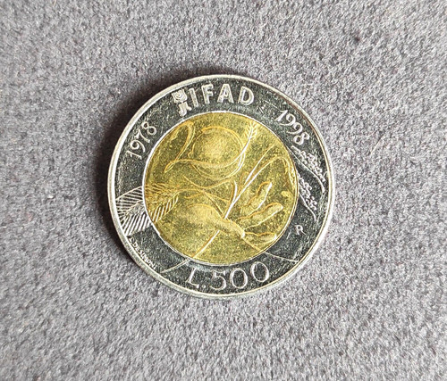 Moneta italia 500 lire - italia,