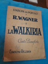Libro spartito wagner - libro,