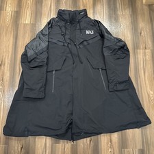 Nike x Sacai Trench Coat Giacca Nero Full Zip DQ9027-010 Uomo Taglia 2XL