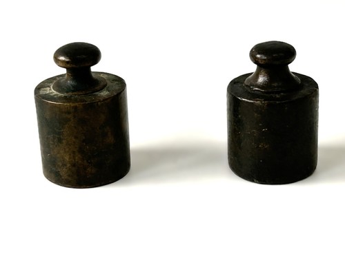 Coppia pesi cilindrici - , ottone