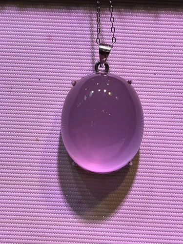 Ciondolo cabochon quarzo rosa - ciondolo,