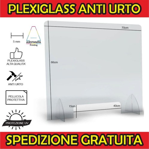 Parafiato pannelli plexiglass - pannelli,