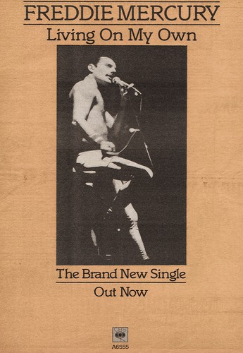 Poster freddie mercury living - freddie,