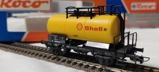 Roco 46144 DB Carro cisterna Shell a due assi epoca IV tank boxato H0